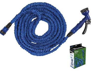 Hadice zahradní flexi5-15m 1/2"-3/4" modrá - Zahradní a sezónní produkty Ostatní